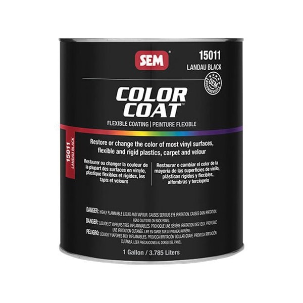 Sem COLOR COAT - Landau Black, Gallon 15011 - main